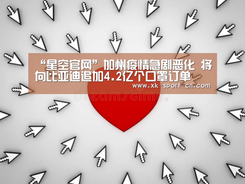 “星空官网”加州疫情急剧恶化 将向比亚迪追加4.2亿个口罩订单(图1) 星空体育